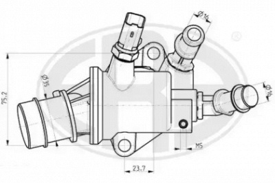 WILMINK GROUP wg1492700 -  Термостат, охлаждающая жидкость